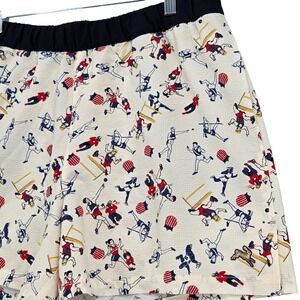 TRACKSMITH XL Unisex CoEd Track and Field Limited Edition Shorts 4.5" Inseam AOP